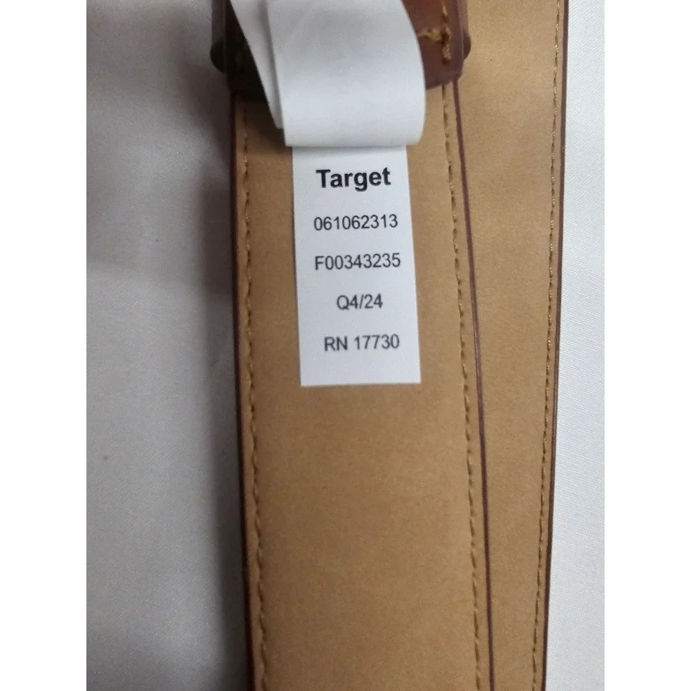 Target A New Day Brown Belt Gold Tone Buckle TWS25-0002 XS NEW‎